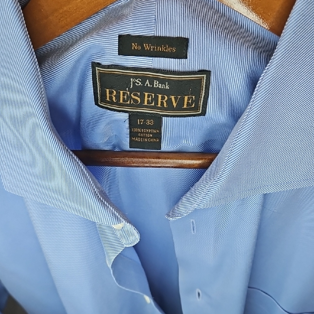 Jos. A. Bank Blue Dress Shirt Classic Style
